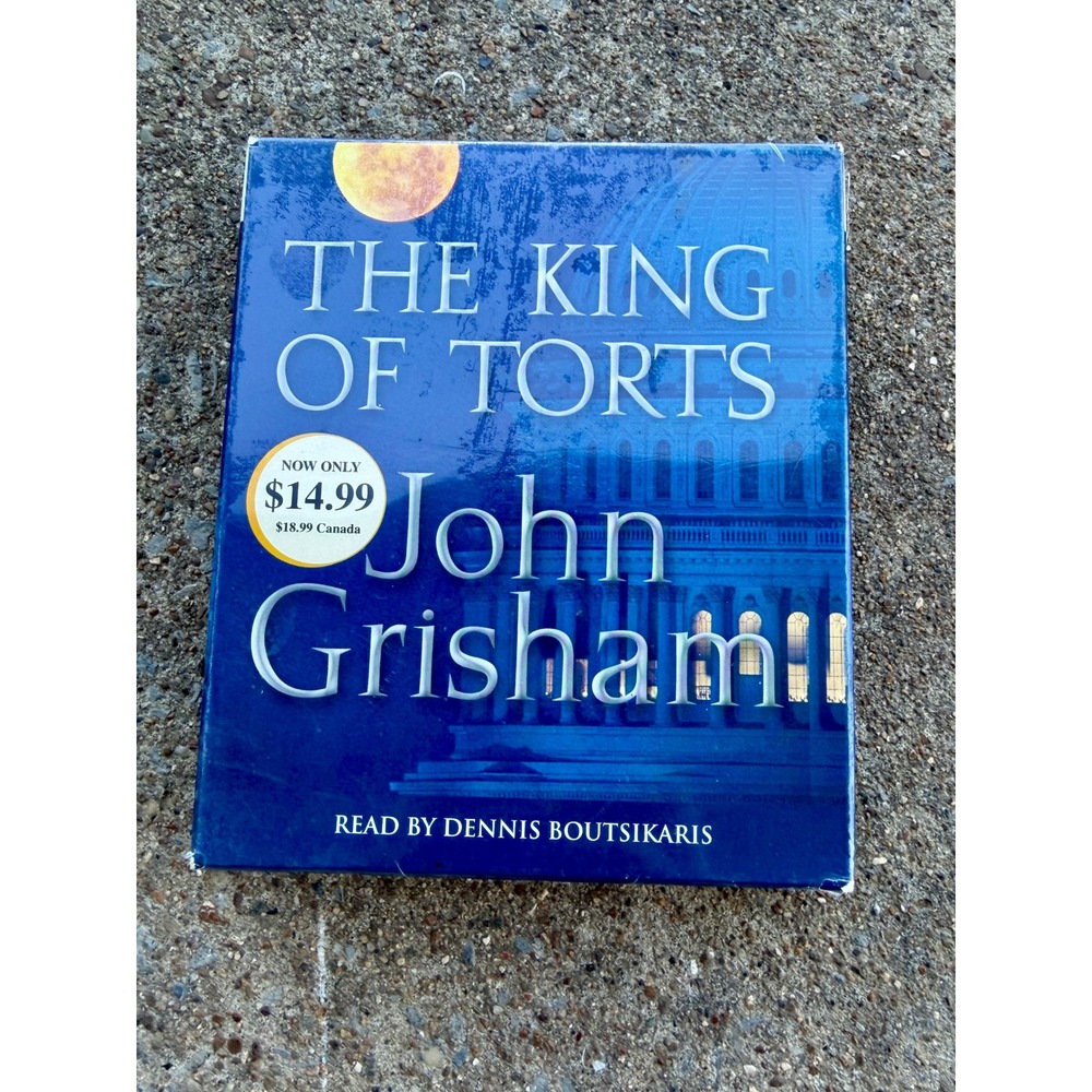 John Grisham The King of Torts Audiobook 5 CD Dennis Boutsikaris Legal Thriller